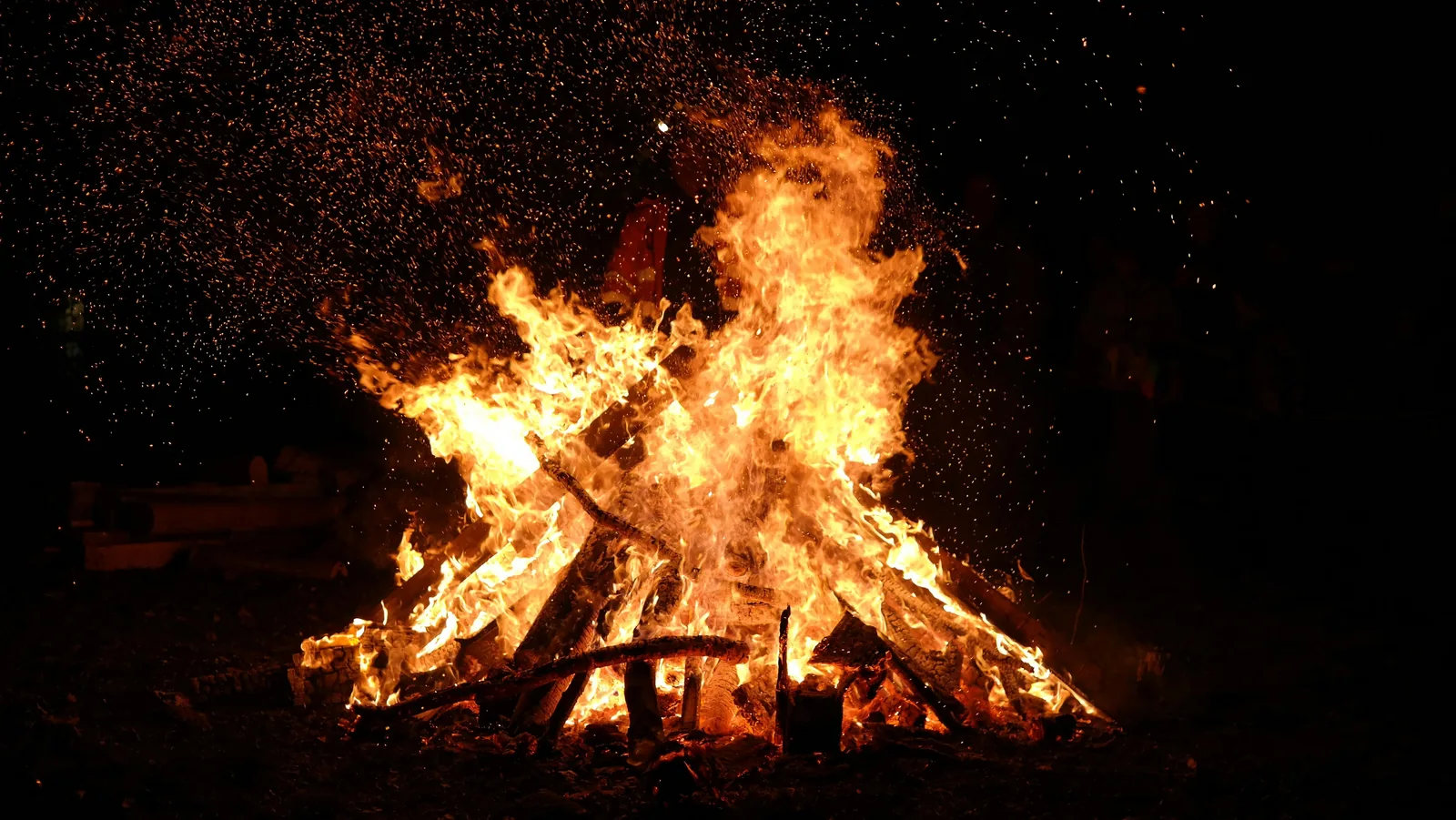 Bhogi bonfire — the first day of Sankranthi
