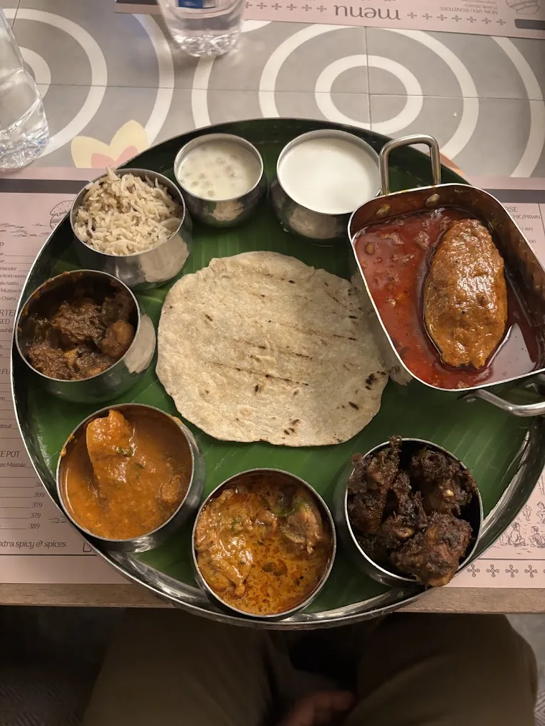 Brass Bhojanam Thali — Kanuma signature